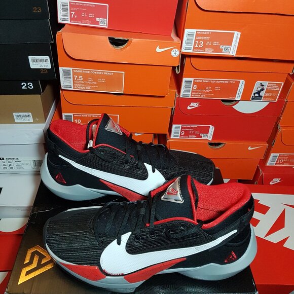 NIKE AIR ZOOM FREAK II "BRED" MEN'S US SIZE 9 BRAND NEW IN BOX - Picture 3 of 10